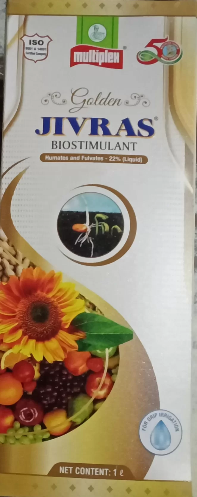 GOLDEN JIVRAS (HUMATE AND FULVANTES 22%(LIQUIT)